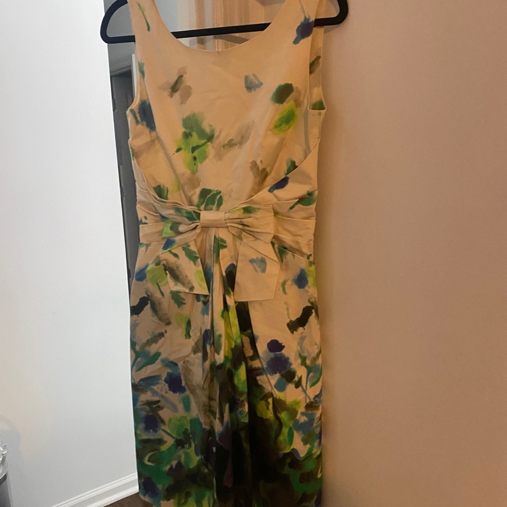 kate side Jillian Water Color Dress. Only worn once! size 4
